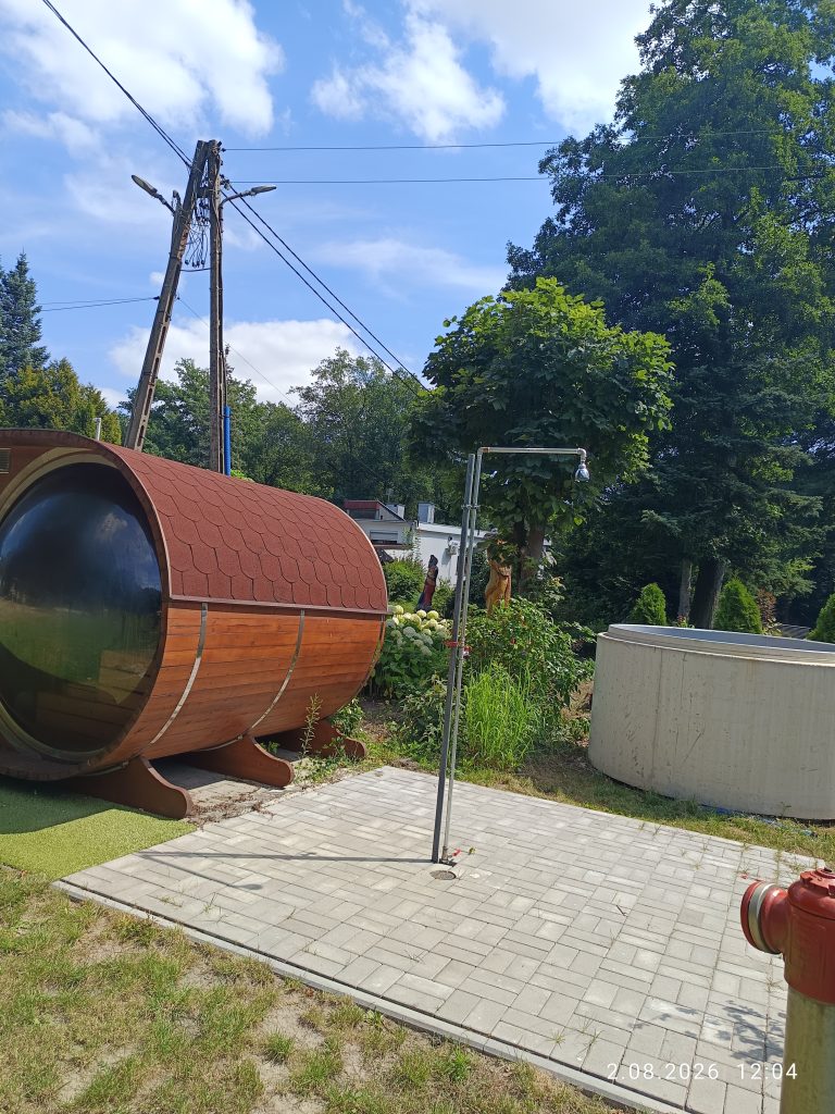Sauna w Bąkowie koło Kluczborka