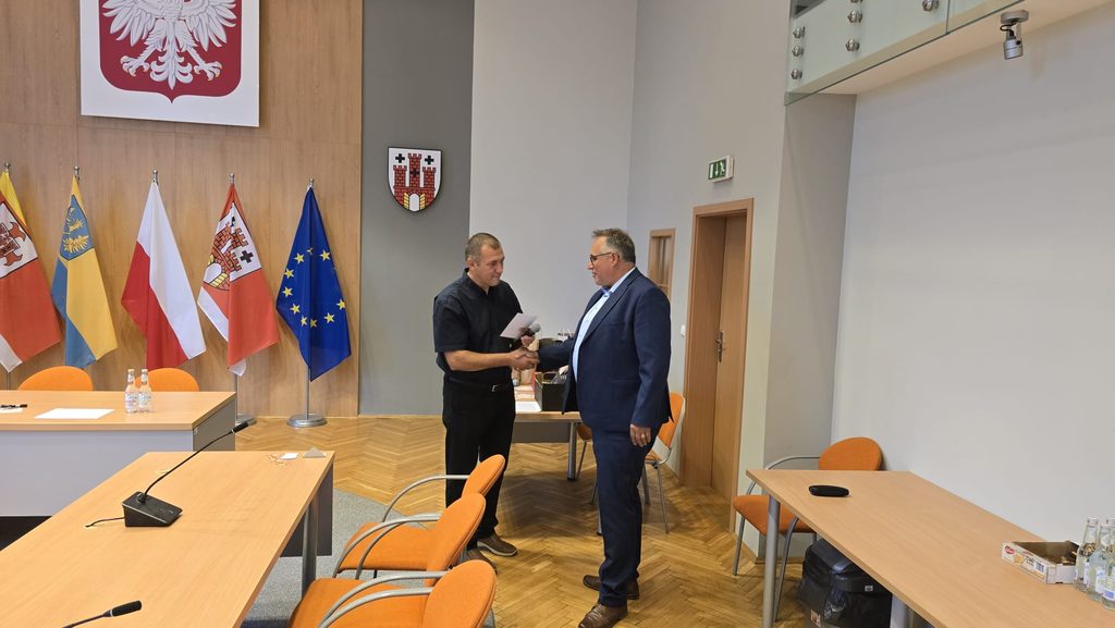 Andrzej Sarnicki i Jerzy Woźniewski podczas gali konkursu